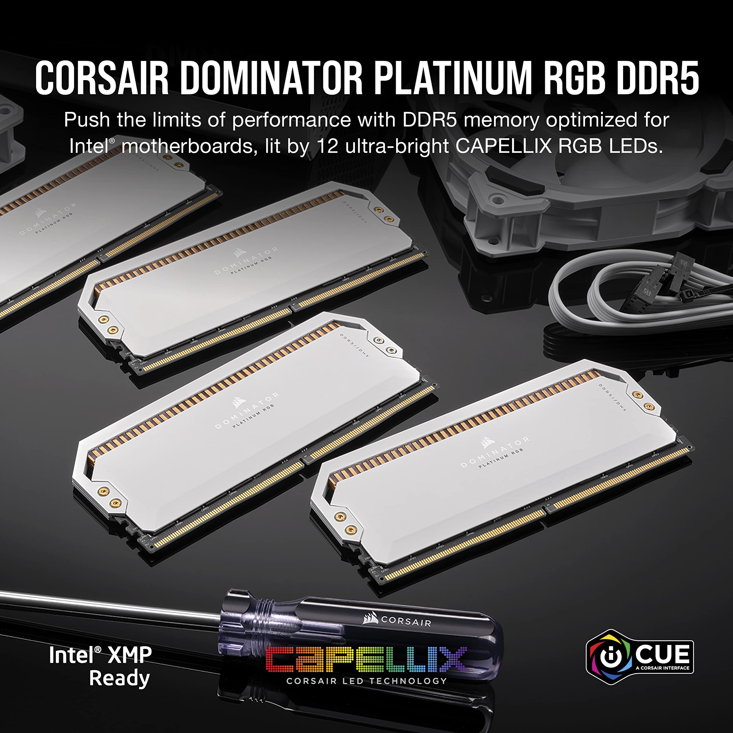 Foto 3 pulgar | Ram Ddr5 Corsair Dominator Platinum Rgb 64 Gb (2 X 32 Gb) 5600 Mhz - Venta Internacional.