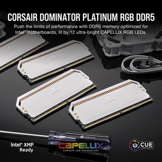 Foto 2 | Ram Ddr5 Corsair Dominator Platinum Rgb 64 Gb (2 X 32 Gb) 5600 Mhz - Venta Internacional.