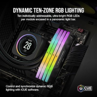 Foto 4 | Ram Corsair Vengeance Rgb Ddr5 16 Gb (1 X 16 Gb) Cl40 A 5200 Mhz - Venta Internacional.