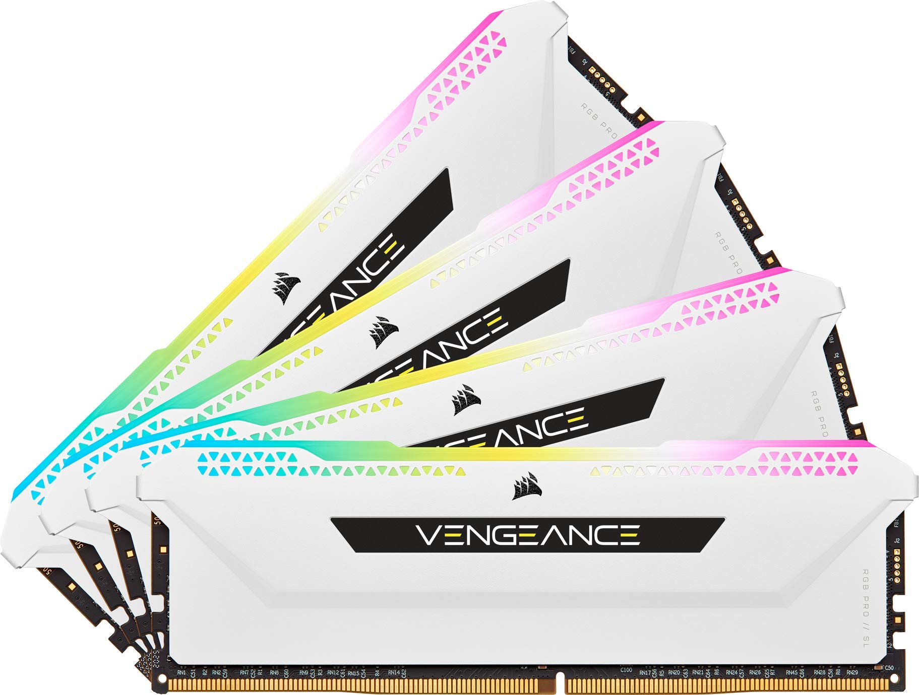 Memoria Corsair Vengeance Rgb Pro Sl Ddr4 3200 De 32 Gb (4 X 8 Gb) - Venta Internacional.