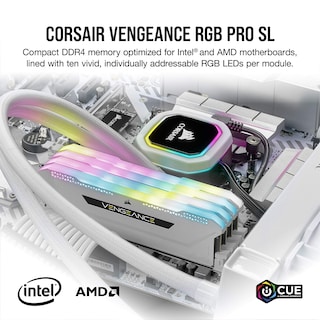Foto 2 | Memoria Corsair Vengeance Rgb Pro Sl Ddr4 3200 De 32 Gb (4 X 8 Gb) - Venta Internacional.