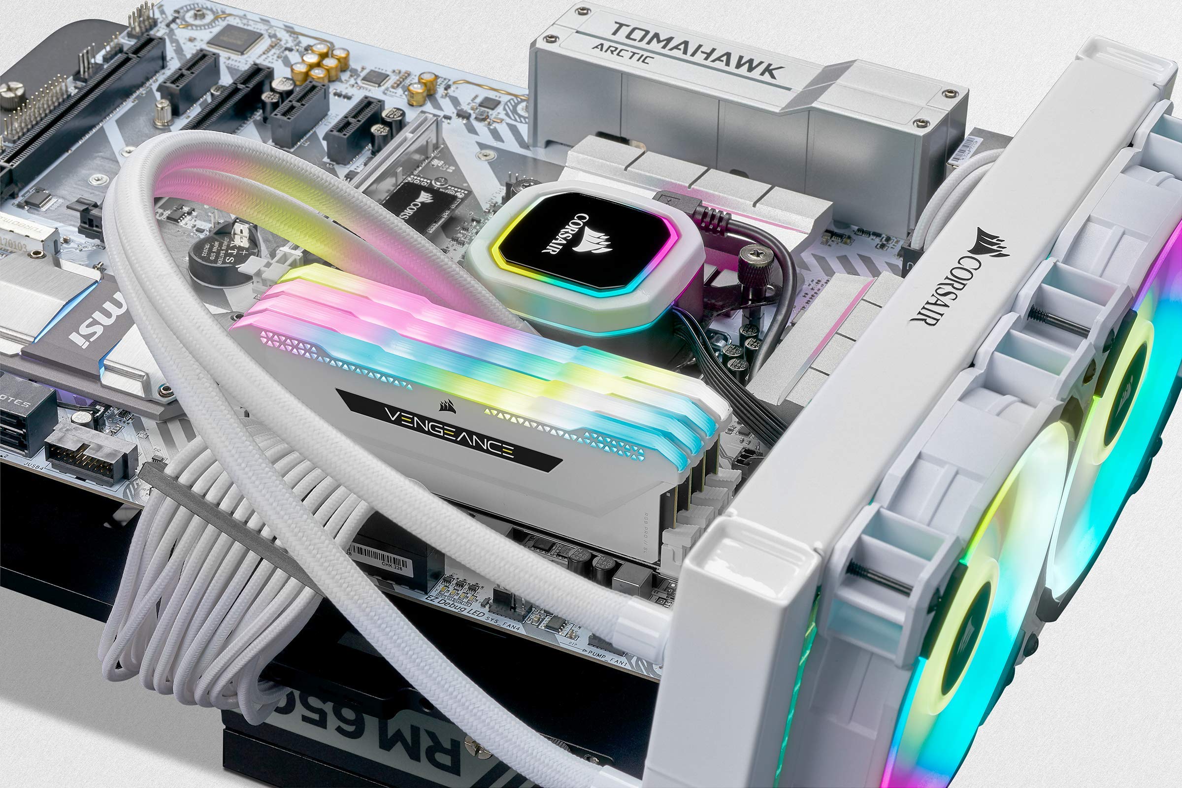 Foto 8 pulgar | Memoria Corsair Vengeance Rgb Pro Sl Ddr4 3200 De 32 Gb (4 X 8 Gb) - Venta Internacional.