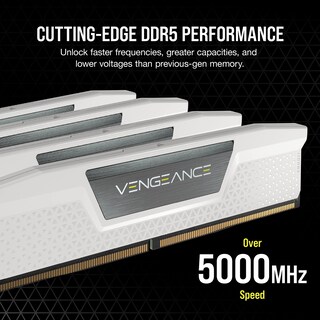 Foto 3 | Ram Corsair Vengeance Ddr5 32 Gb (2 X 16 Gb), 5600 Mhz, Cl40, Color Blanco - Venta Internacional.