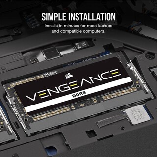 Foto 4 | Ram Ddr5 Corsair Vengeance 64 Gb (2 X 32 Gb) 4800 Mhz Cl40 Negra - Venta Internacional.
