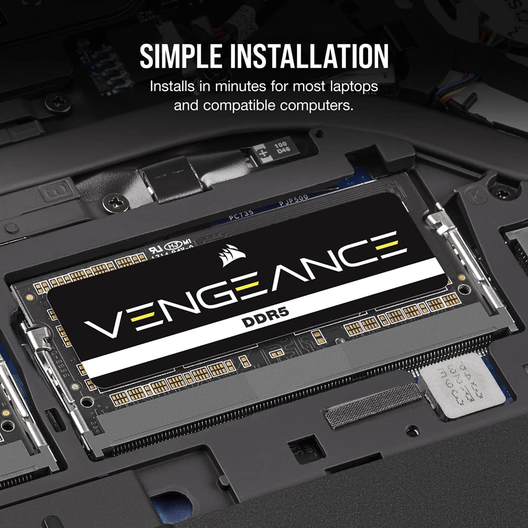 Foto 5 pulgar | Memoria Ram Corsair Vengeance 32 Gb Ddr5 5600 Mhz Sodimm - Venta Internacional.