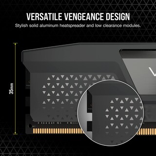Foto 5 | Ram Ddr5 Corsair Vengeance 64 Gb (2 X 32 Gb) 6000 Mhz Cl40 Gris - Venta Internacional.