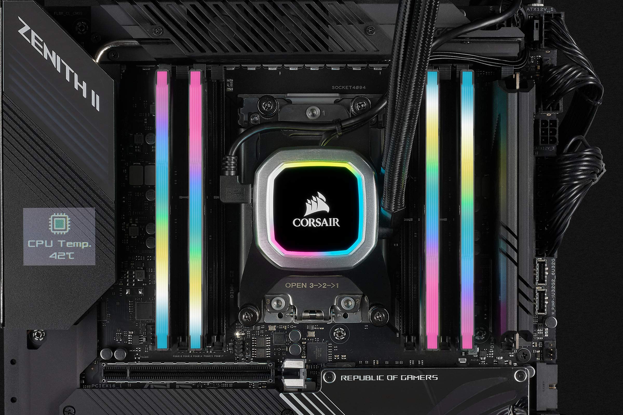 Foto 4 pulgar | Memoria De Escritorio Corsair Vengeance Rgb Pro Sl De 64 Gb (2 X 32 Gb) - Venta Internacional.