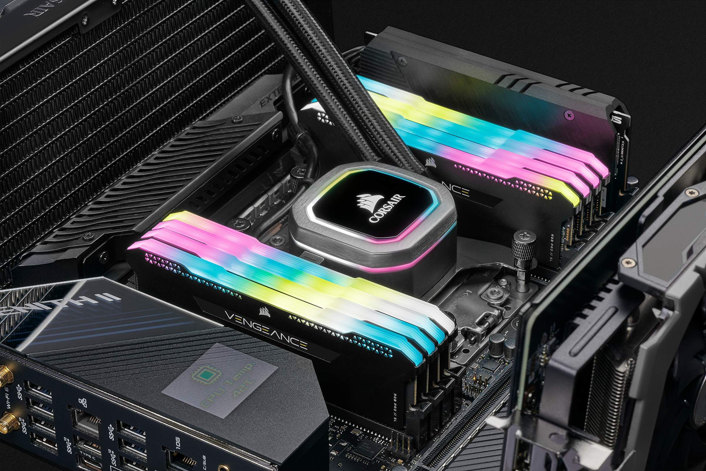 Foto 5 pulgar | Memoria De Escritorio Corsair Vengeance Rgb Pro Sl De 64 Gb (2 X 32 Gb) - Venta Internacional.