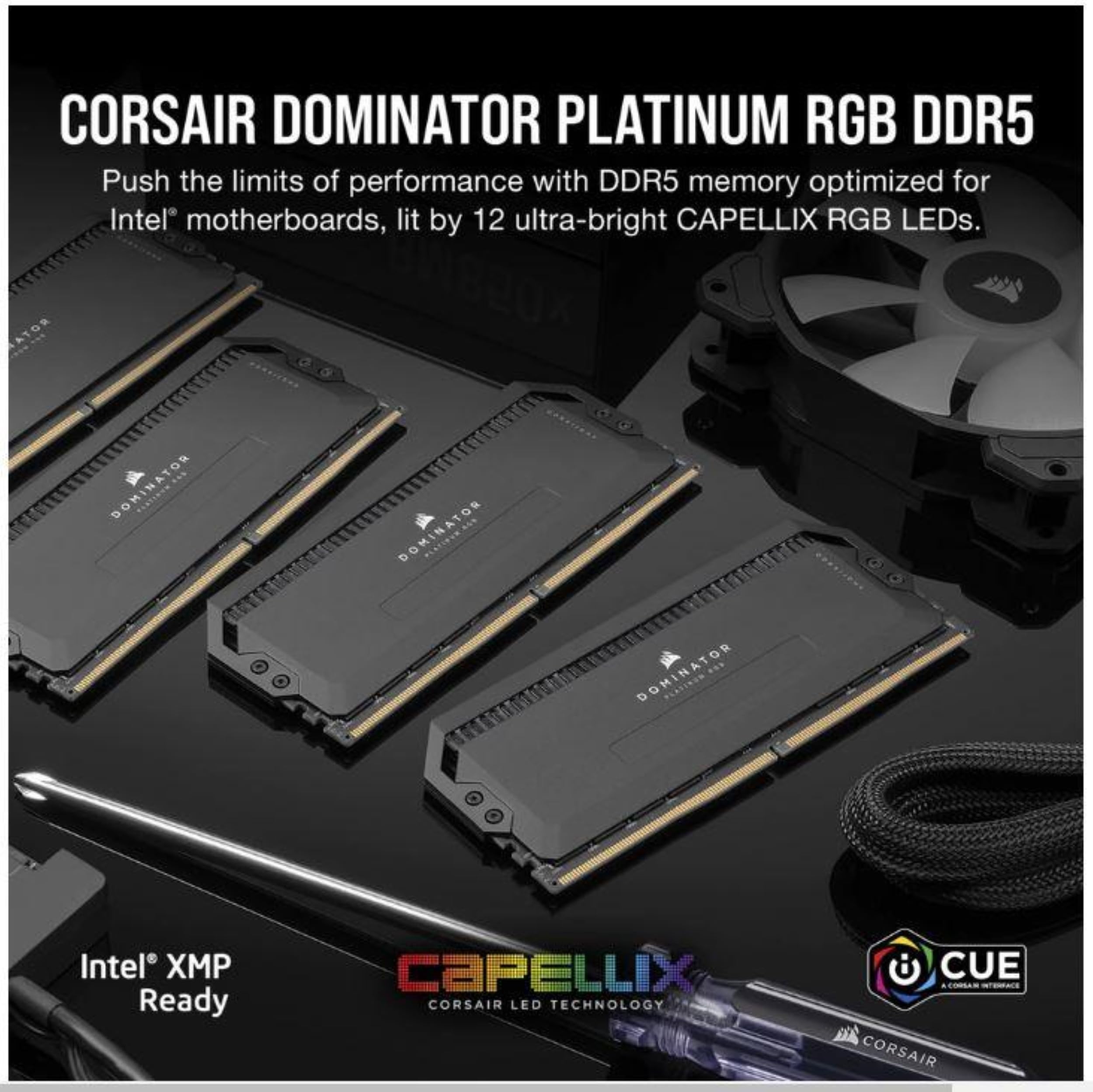 Foto 3 pulgar | Ram Corsair Dominator Platinum Rgb Ddr5 De 32 Gb (2 X 16 Gb) A 5200 Mhz - Venta Internacional.