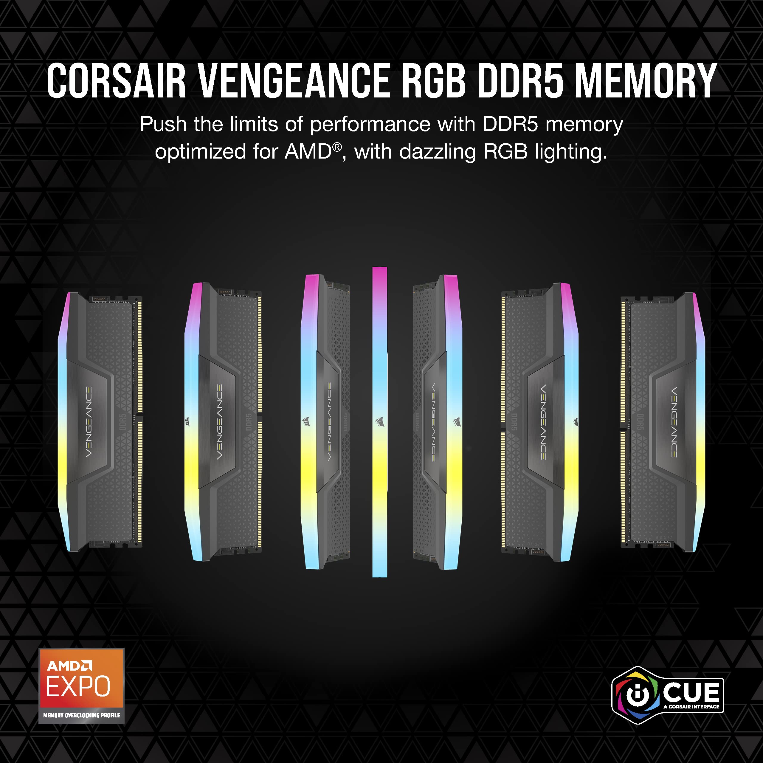 Foto 3 pulgar | Memoria RAM para Ordenador Corsair Vengeance RGB DDR5 de 32 GB (2 X 16 GB) - Venta Internacional