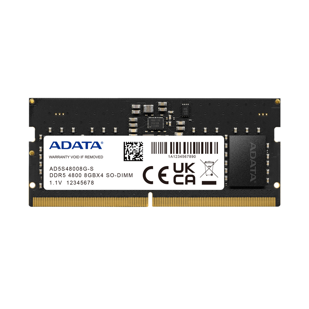 Foto 1 | Memoria Ram Adata Ad5s48008g-s Ddr5, 4800mhz, 8gb, On-die Ecc, Cl40, So-dimm