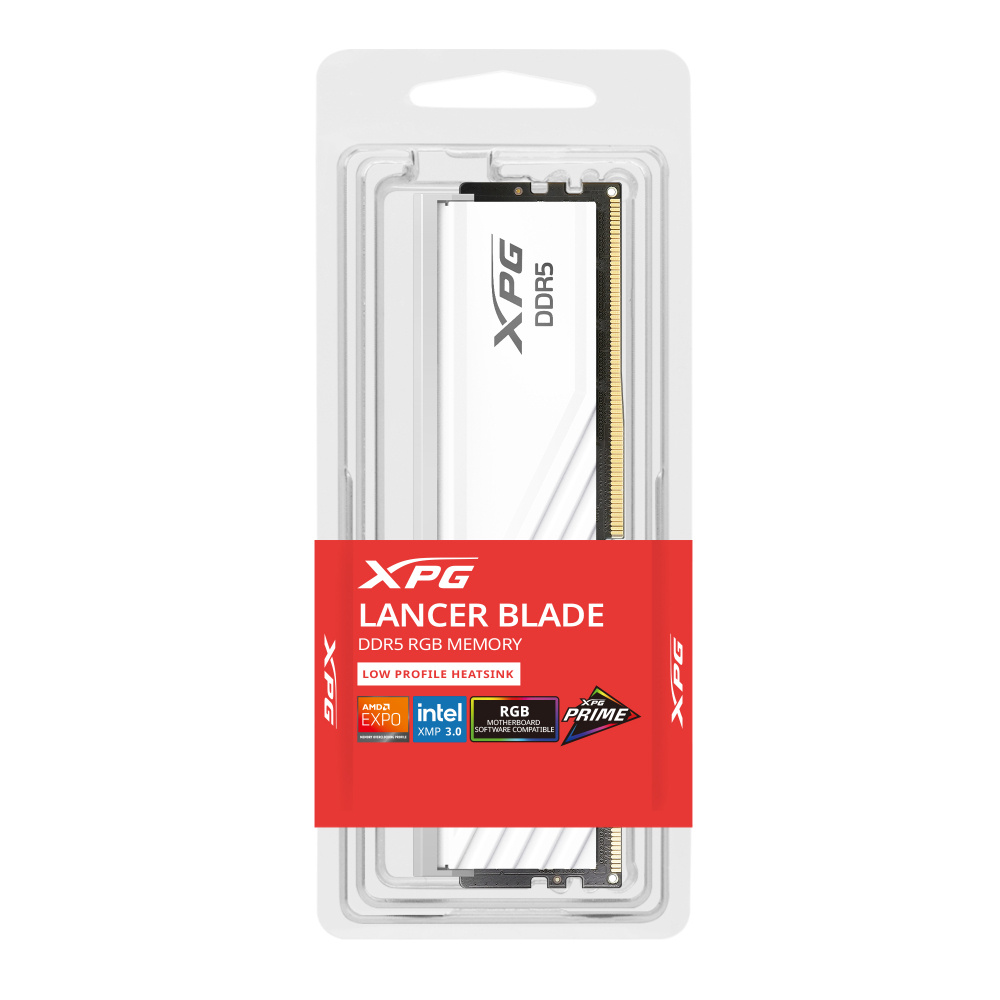 Foto 4 pulgar | Memoria Ram Xpg Lancer Blade Rgb Ddr5, 6000mhz, 32gb, Ecc, Cl30, Xmp, Blanco