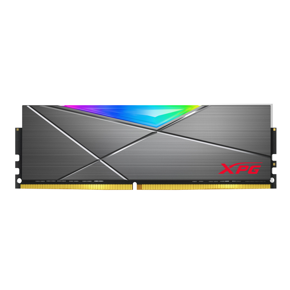 Foto 2 pulgar | Kit Memoria Ram Xpg Spectrix D50 Rgb Ddr4, 3200mhz, 16gb (2 X 8gb), Non-ecc, Cl16, Xmp, Gris