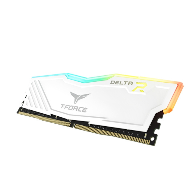 Foto 3 pulgar | Kit Memoria Ram Team Group T-force Delta Rgb White Ddr4, 3200mhz, 32gb (2 X 16gb), Non-ecc, Cl16
