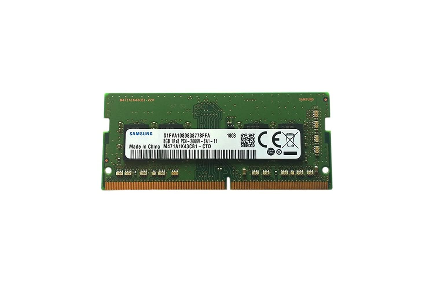 Foto 2 pulgar | Memoria Ram Para Ordenador Portátil Samsung 8 Gb Ddr4 Pc4-21300 2666 Mhz Sodimm - Venta Internacional.