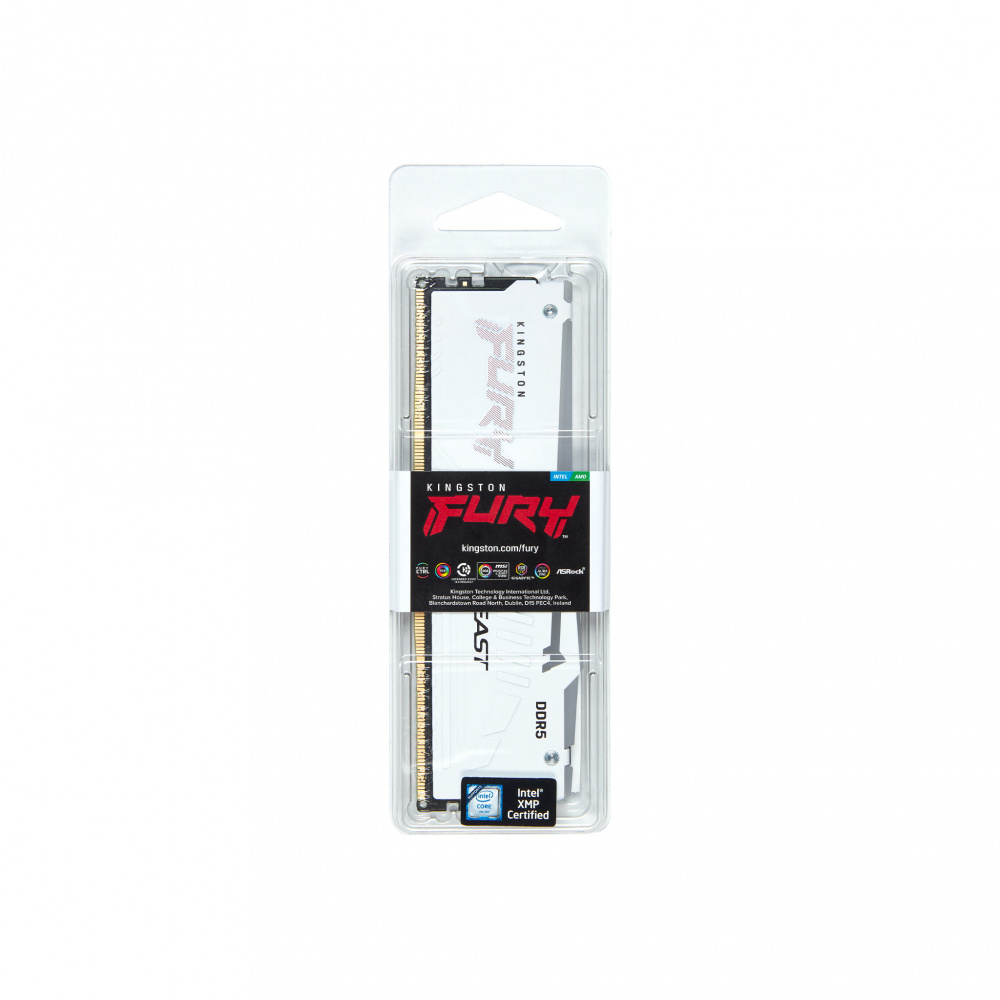 Foto 3 | Memoria Ram Kingston Fury Beast Rgb Ddr5, 5200mhz, 16gb, Non-ecc, Cl40, Xmp, Blanco
