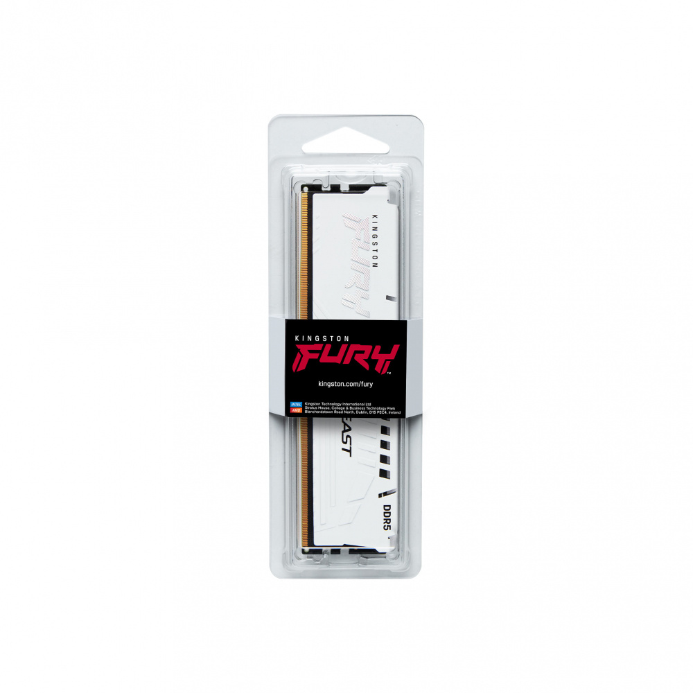 Foto 2 | Memoria Ram Kingston Fury Beast Ddr5 5600mhz 16 GB Non-ecc Cl40 Xmp Blanco
