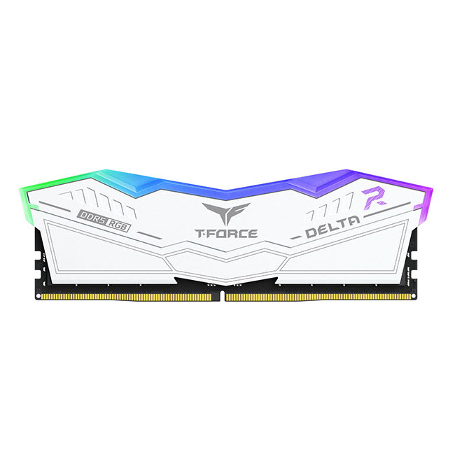 Foto 2 pulgar | Kit Memoria RAM Team Group Blanca T-Force Delta RGB Ddr5  6000mhz  32gb  2 x 16gb CL38 XMP Blanca