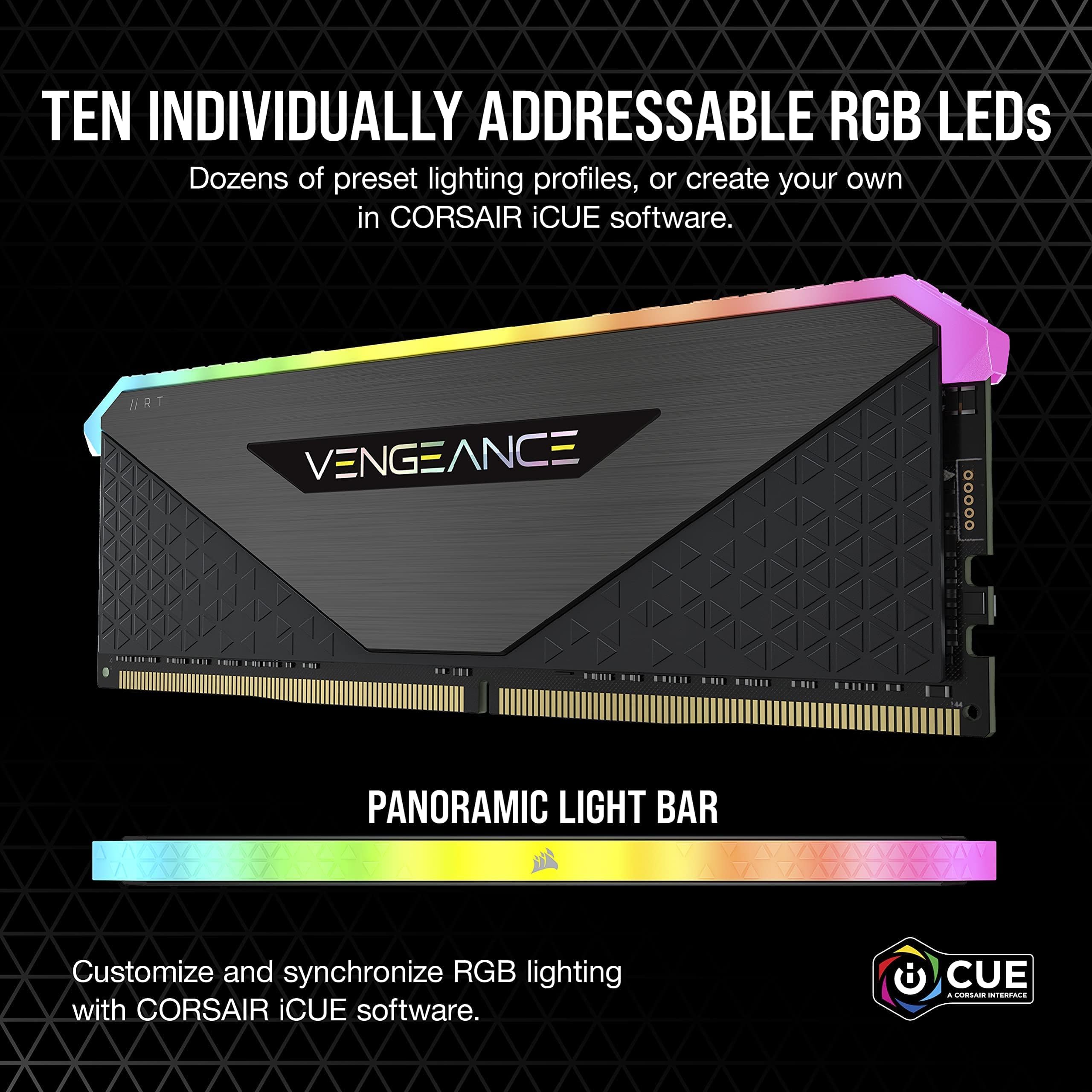 Foto 4 pulgar | Memoria Corsair Vengeance Rgb Rt Ddr4 3600 De 128 Gb (4 X 32 Gb) - Venta Internacional.
