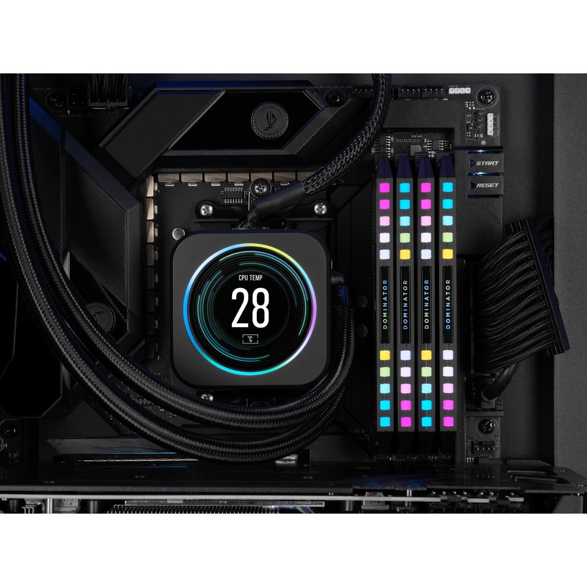 Foto 3 pulgar | Ram Corsair Dominator Platinum Rgb Ddr5 64 Gb (4 X 16 Gb) 5600 Mhz - Venta Internacional.