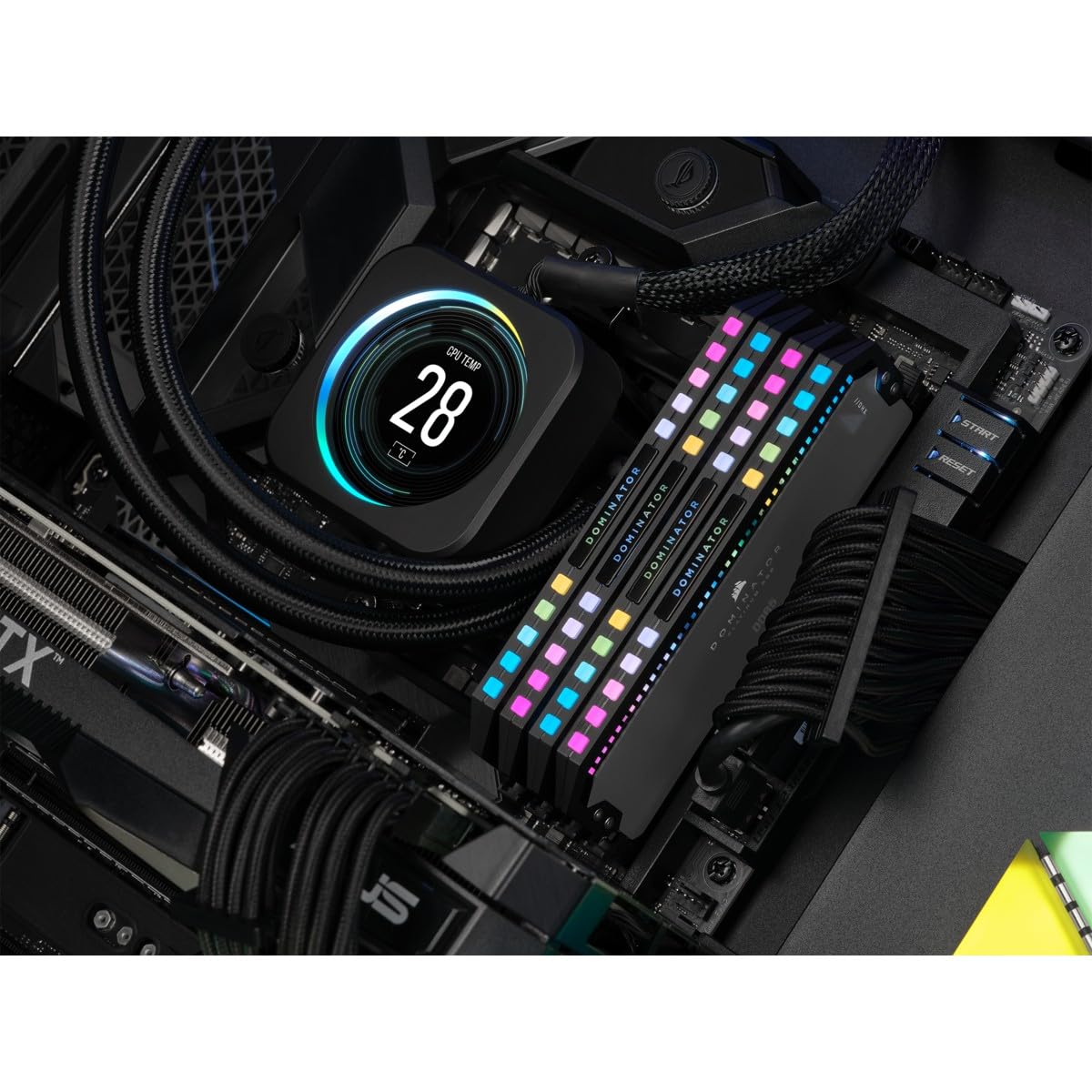 Foto 4 pulgar | Ram Corsair Dominator Platinum Rgb Ddr5 64 Gb (4 X 16 Gb) 5600 Mhz - Venta Internacional.