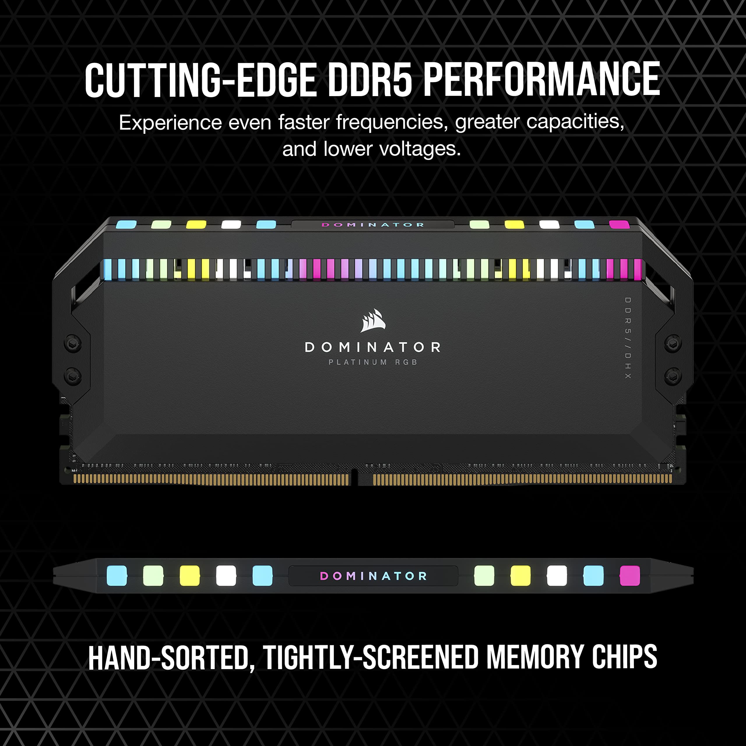 Foto 3 | Ram Corsair Dominator Platinum Rgb Ddr5 64 Gb (4 X 16 Gb) 6600 Mhz - Venta Internacional.