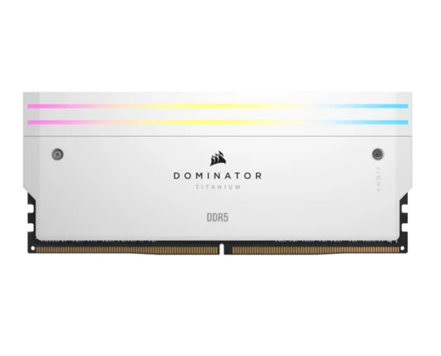 Foto 4 pulgar | Ram Corsair Ddr5 Dominator Titaninum 64gb (2x32gb) 6600hmz Blanco Rgb