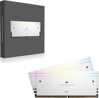Foto 4 | Ram Corsair Ddr5 Dominator Titaninum 64gb (2x32gb) 6600hmz Blanco Rgb