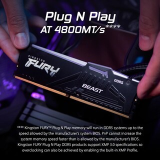 Foto 3 | Memoria Kingston Fury Beast Rgb Ddr5 De 32 Gb (2 X 16 Gb) 6400 Mt/s - Venta Internacional.