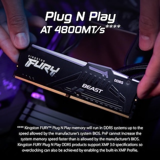 Foto 3 | Memoria Kingston Fury Beast Rgb Ddr5 De 32 Gb (2 X 16 Gb) A 6800 Mt/s - Venta Internacional.