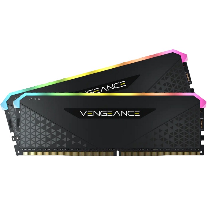 Memorias Ram Ddr4 Corsair Vengeance Rgb Rs 3200mhz 16gb Pc4-25600 Kit 2x8 Negras Cmg16gx4m2e3200c16