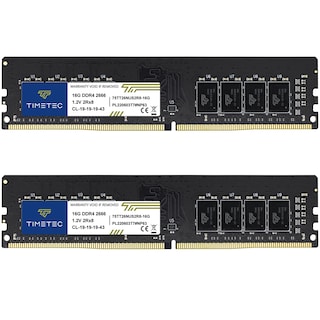 Foto 1 | Memoria Ram Timetec Kit De 32 Gb (2 X 16 Gb) Ddr4 2666 Mhz Para Escritorio - Venta Internacional.