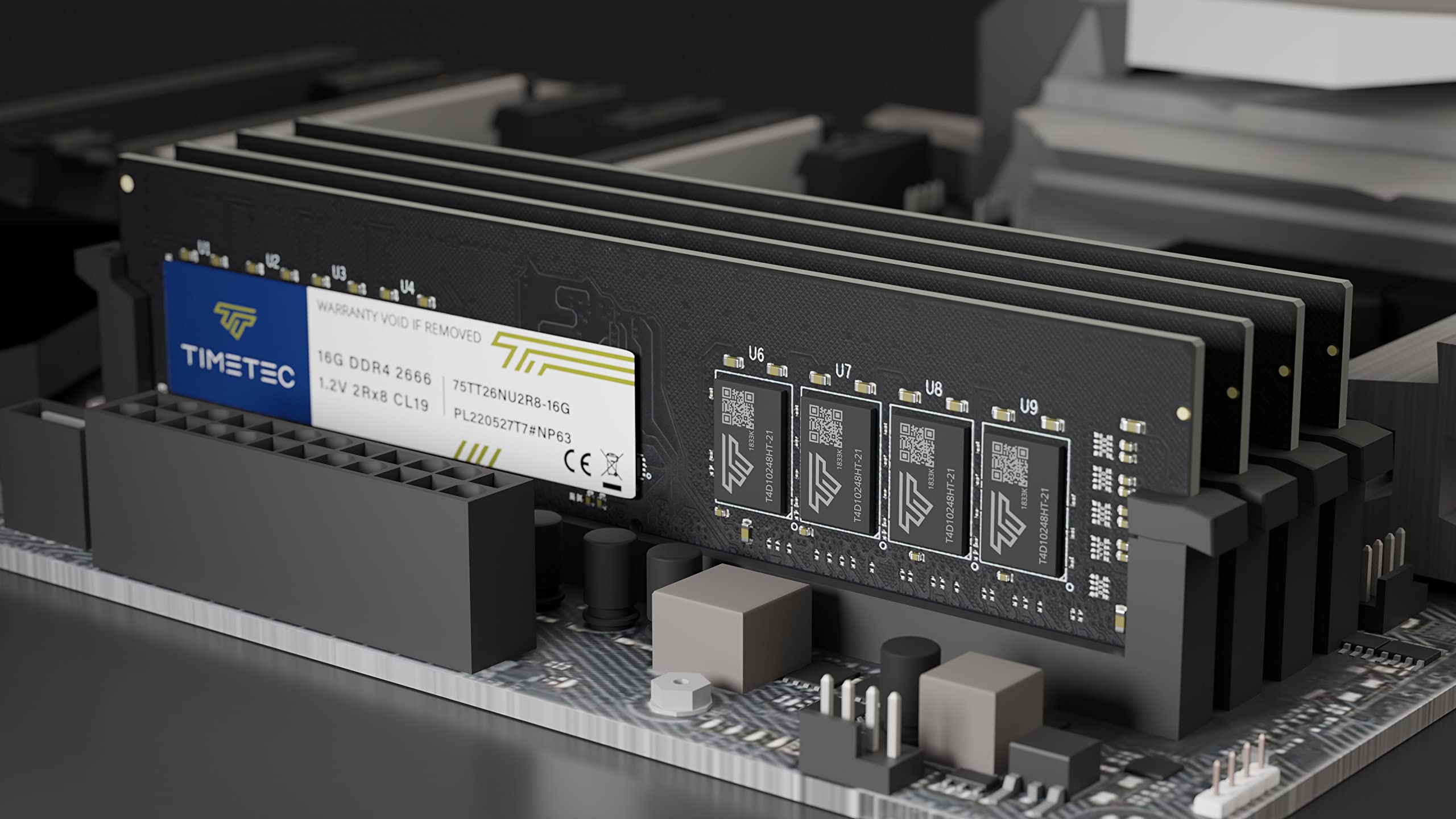 Foto 5 pulgar | Memoria Ram Timetec Kit De 32 Gb (2 X 16 Gb) Ddr4 2666 Mhz Para Escritorio - Venta Internacional.