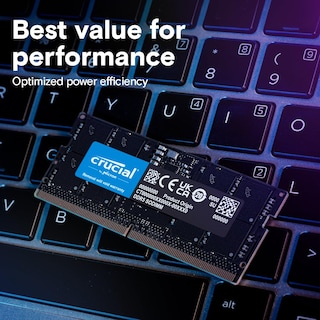 Foto 5 | Memoria: Ram Crucial, 32 Gb, Ddr5, 4800 Mhz, Cl40, Portátil Ct32g48c40s5 - Venta Internacional.