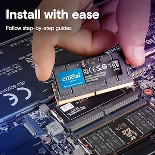 Foto 6 | Memoria: Ram Crucial, 32 Gb, Ddr5, 4800 Mhz, Cl40, Portátil Ct32g48c40s5 - Venta Internacional.