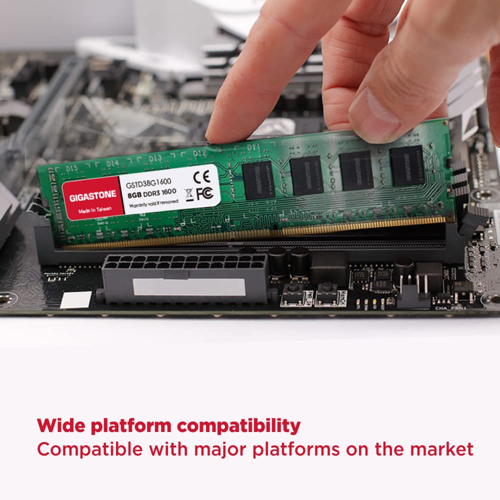 Foto 5 pulgar | Kit Ddr3 Ram Gigastone De 32 Gb (4 X 8 Gb) Udimm De 1600 Mhz - Venta Internacional.