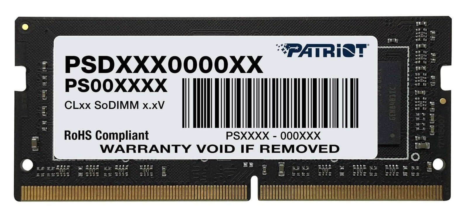 Foto 2 pulgar | Ordenador Portátil Ram Patriot Signature Ddr4 De 32 Gb A 3200 Mhz Sodimm - Venta Internacional.