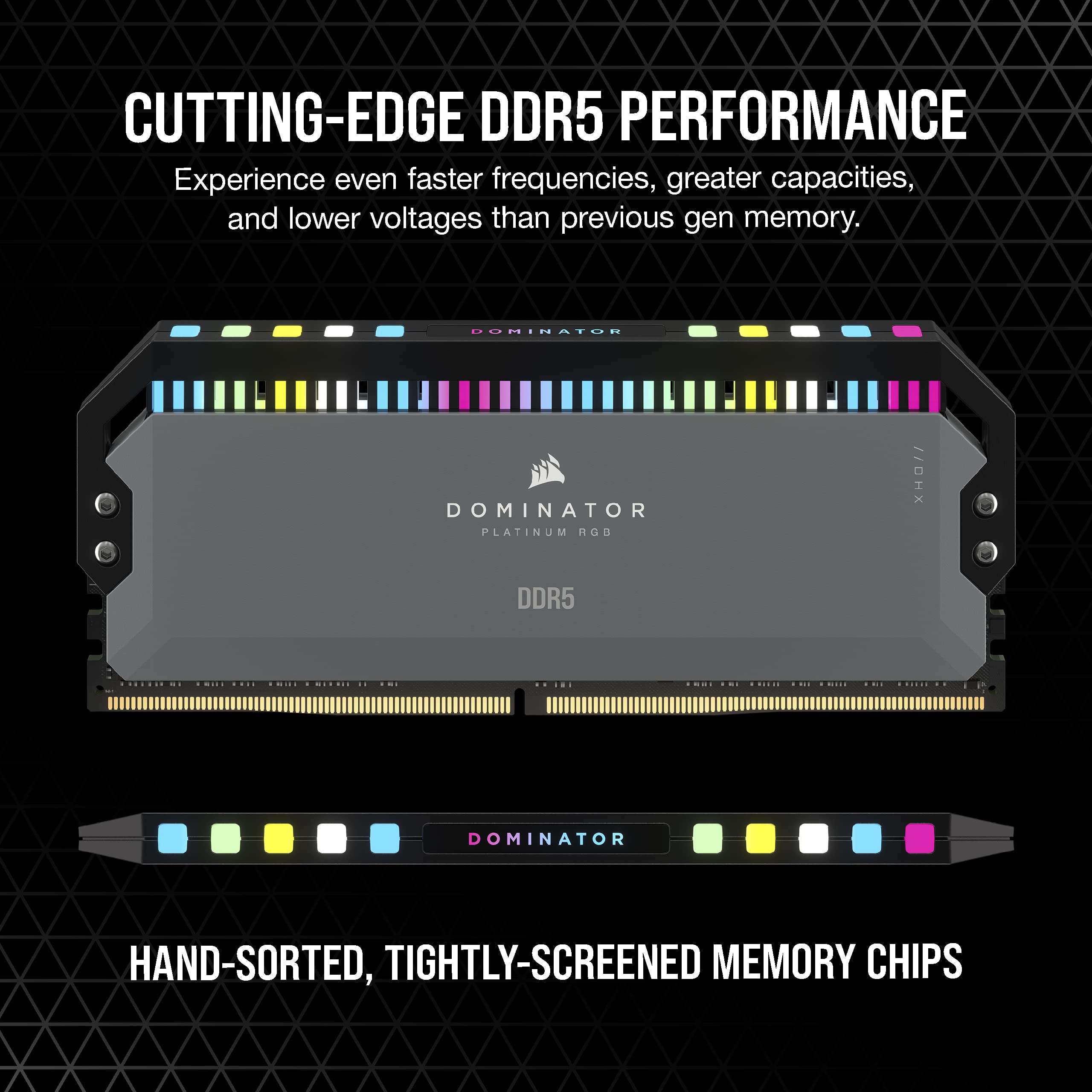 Foto 4 pulgar | Ram Corsair Dominator Platinum Rgb Ddr5 32 Gb (2 X 16 Gb) 6000 Mhz - Venta Internacional.