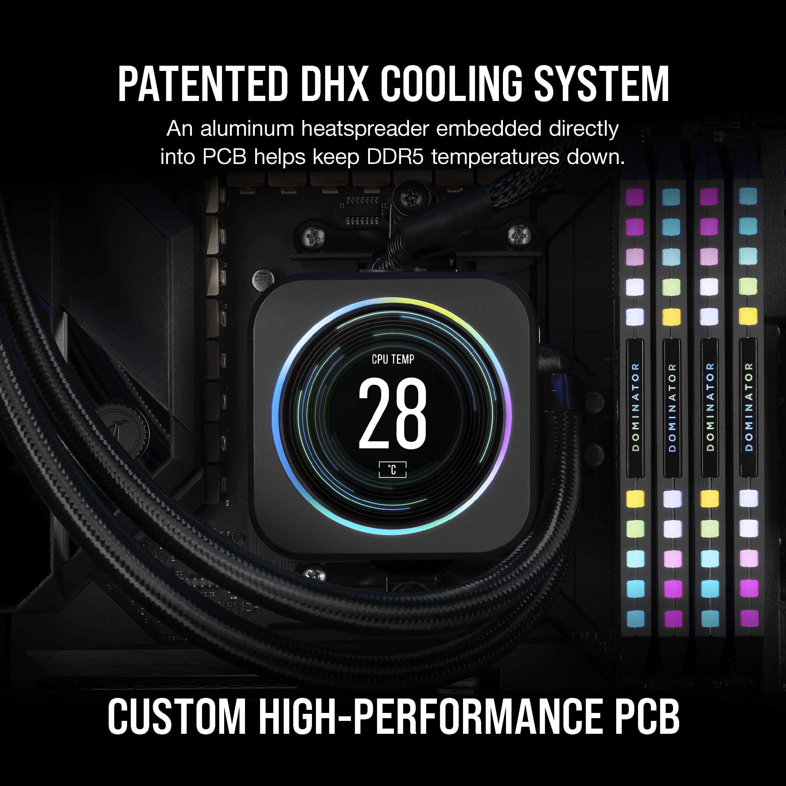 Foto 6 pulgar | Ram Corsair Dominator Platinum Rgb Ddr5 32 Gb (2 X 16 Gb) 6000 Mhz - Venta Internacional.