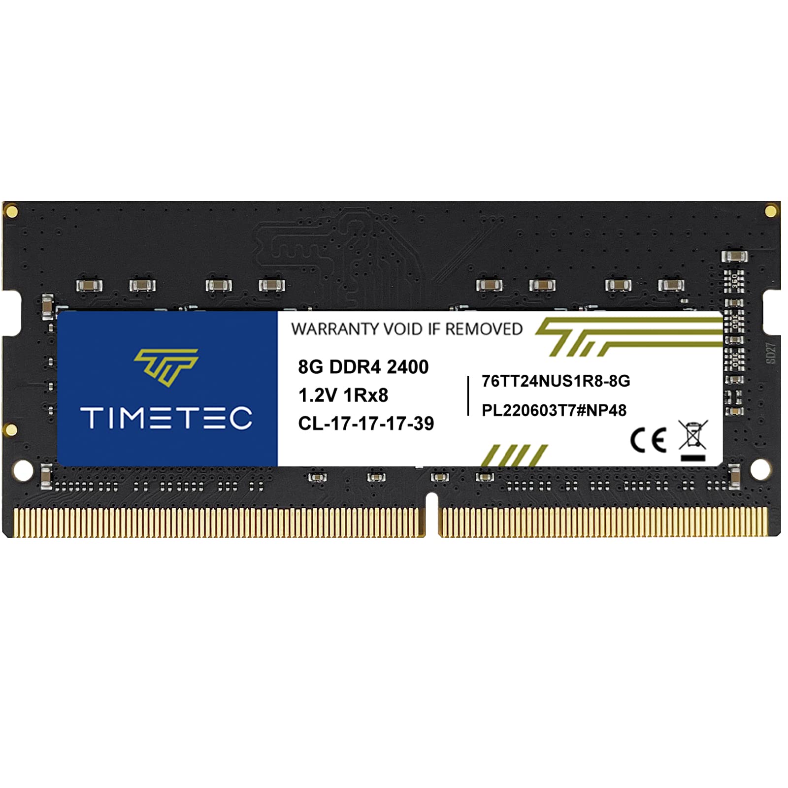 Memoria Ram Timetec, 8 Gb, Ddr4, 2400 Mhz, 260 Pines, Sodimm - Venta Internacional.
