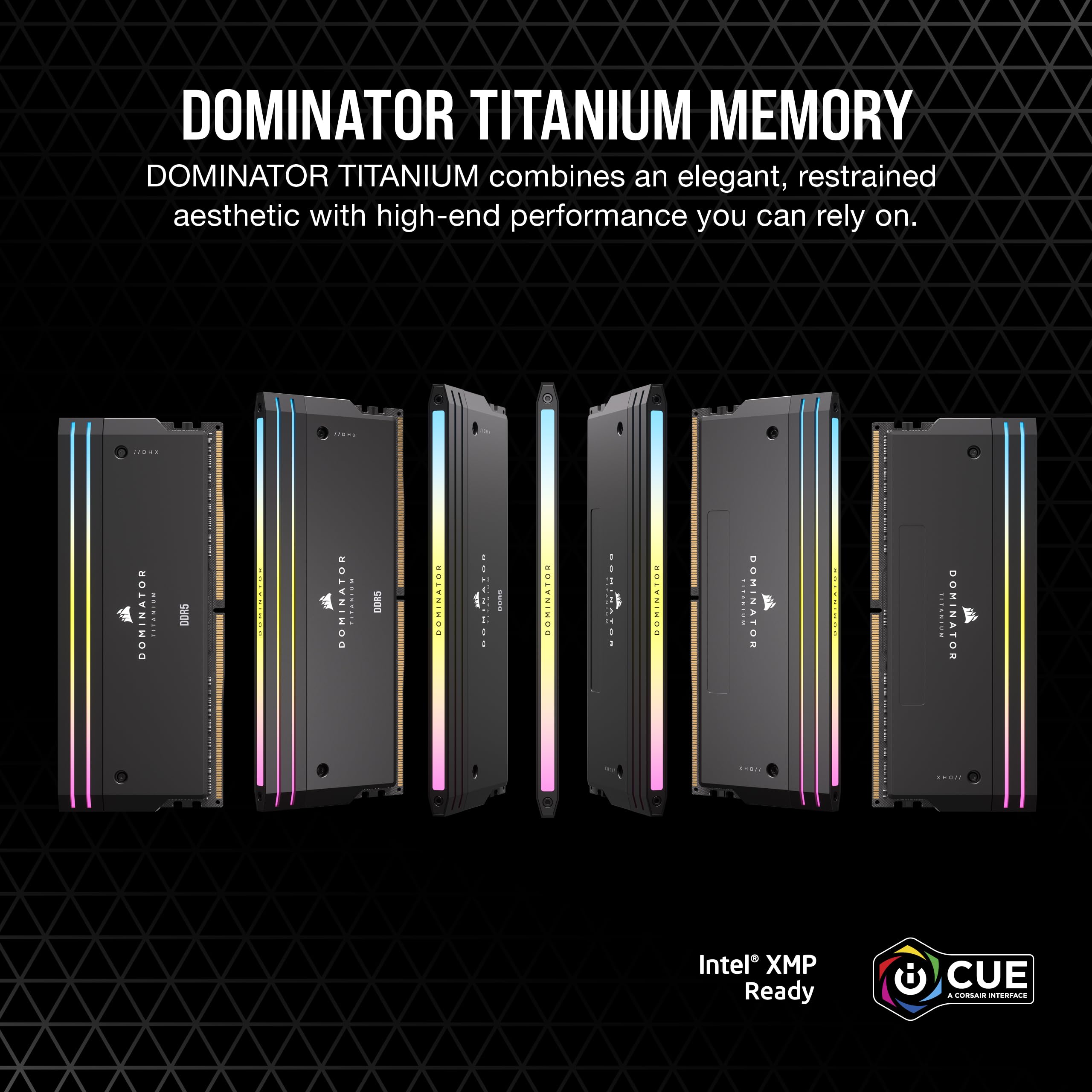 Foto 3 pulgar | Ram Corsair Dominator Titanium Rgb Ddr5 64 Gb 2x32 Gb 6600 Mhz - Venta Internacional