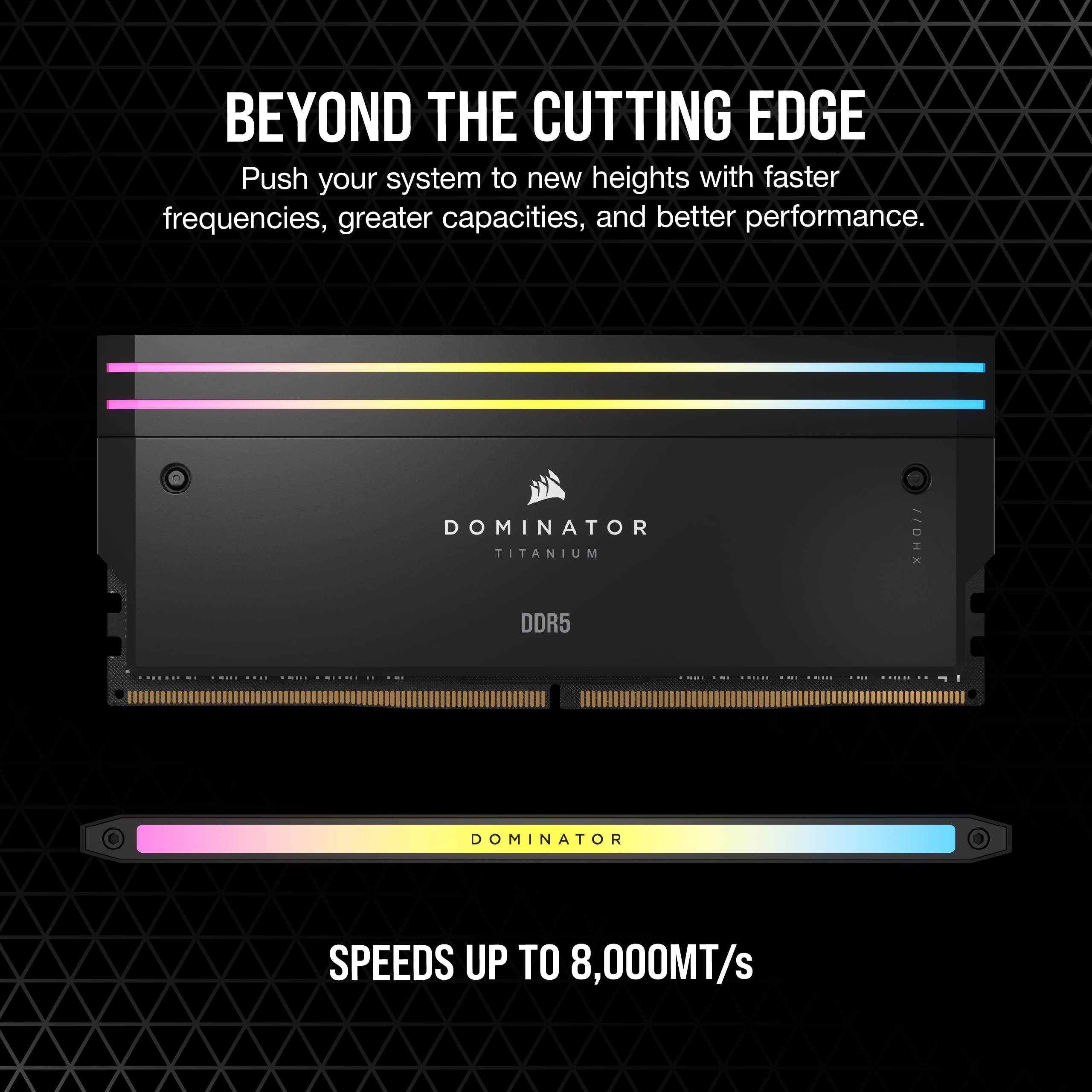 Foto 4 pulgar | Ram Corsair Dominator Titanium Rgb Ddr5 64 Gb 2x32 Gb 6600 Mhz - Venta Internacional