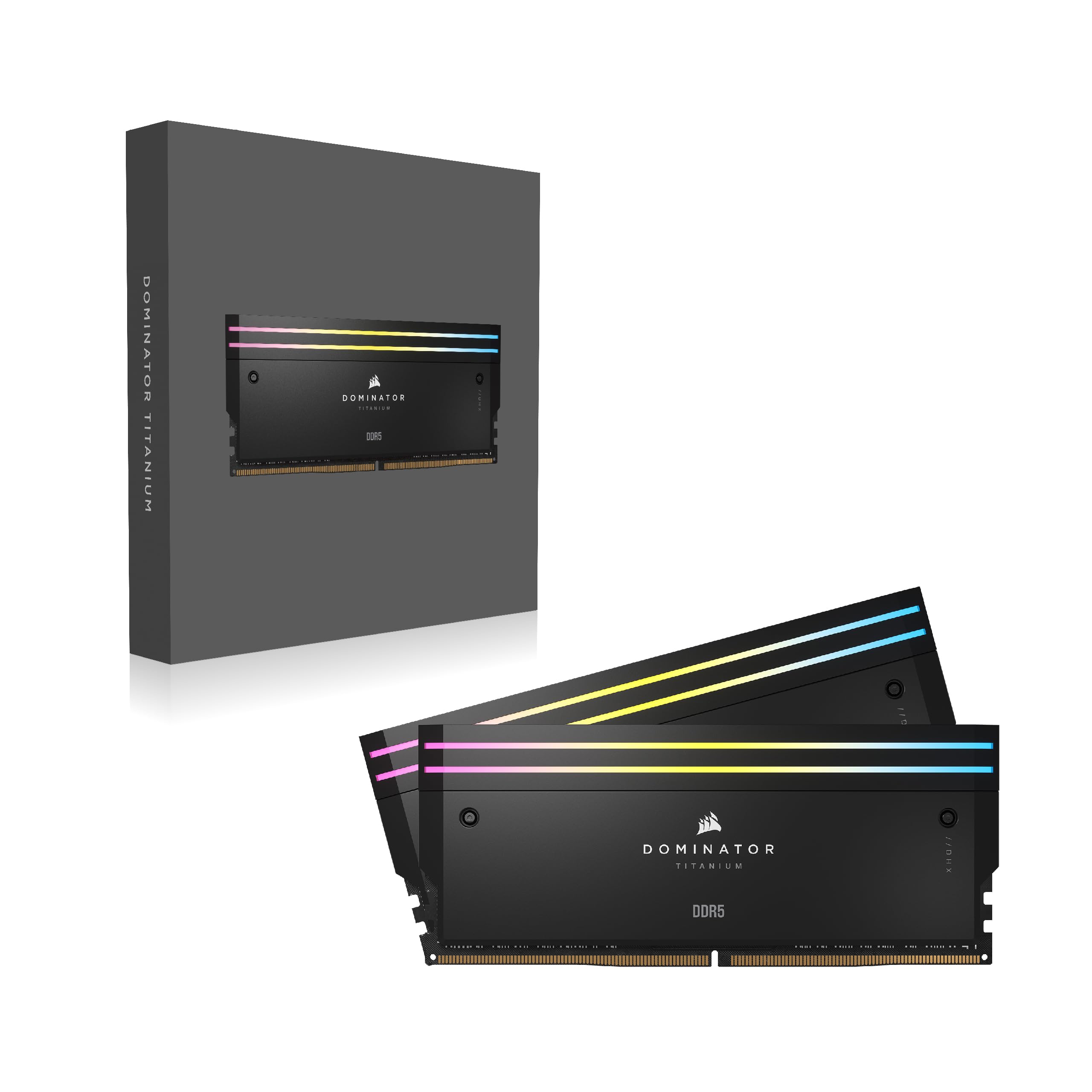 Foto 7 pulgar | Ram Corsair Dominator Titanium Rgb Ddr5 64 Gb 2x32 Gb 6600 Mhz - Venta Internacional