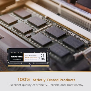 Foto 4 | Memoria Portátil Ddr4 Ram Gigastone 16 gb 2666 Mhz Sodimm 260 Pines - Venta Internacional