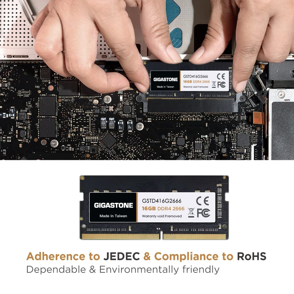 Foto 6 pulgar | Memoria Portátil Ddr4 Ram Gigastone 16 gb 2666 Mhz Sodimm 260 Pines - Venta Internacional
