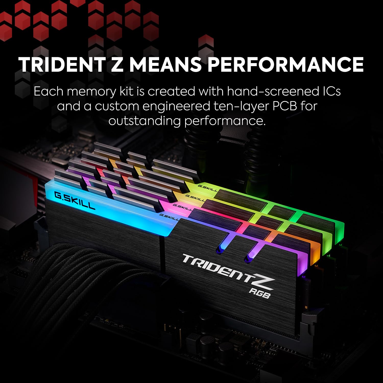 Foto 2 | RAM G.Skill Trident Z RGB DDR4 16 GB (2 X 8 GB) 3200 Mt/s CL16 - Venta Internacional