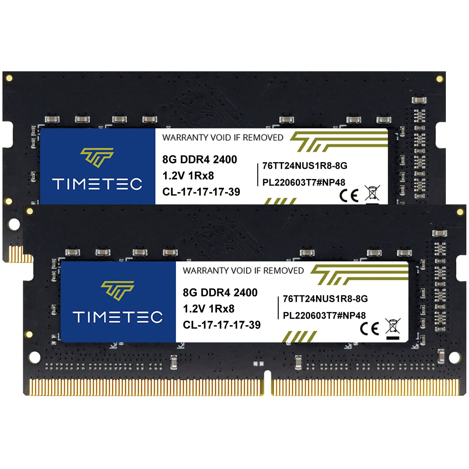 Memoria RAM Timetec Kit 16 GB (2x8 GB) DDR4 2400 Mhz Laptop - Venta Internacional