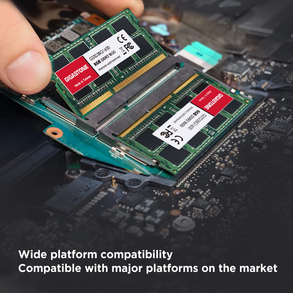 Foto 5 pulgar | Kit Ddr3 Ram Gigastone de 16 Gb 2 x 8 gb Sodimm de 1600 Mhz - Venta Internacional