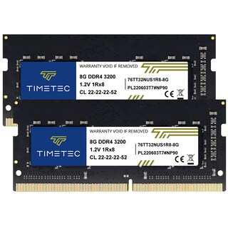 Foto 1 | Memoria Ram Timetec Kit 16 Gb (2 X 8 Gb) Ddr4 3200 Mhz Sodimm - Venta Internacional