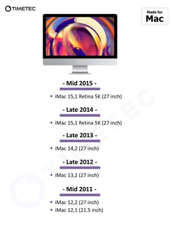 Foto 3 | Kit de Memoria Timetec de 32 GB (4 x 8 GB) DDR3L 1600 Mhz PC3L-12800 - Venta Internacional